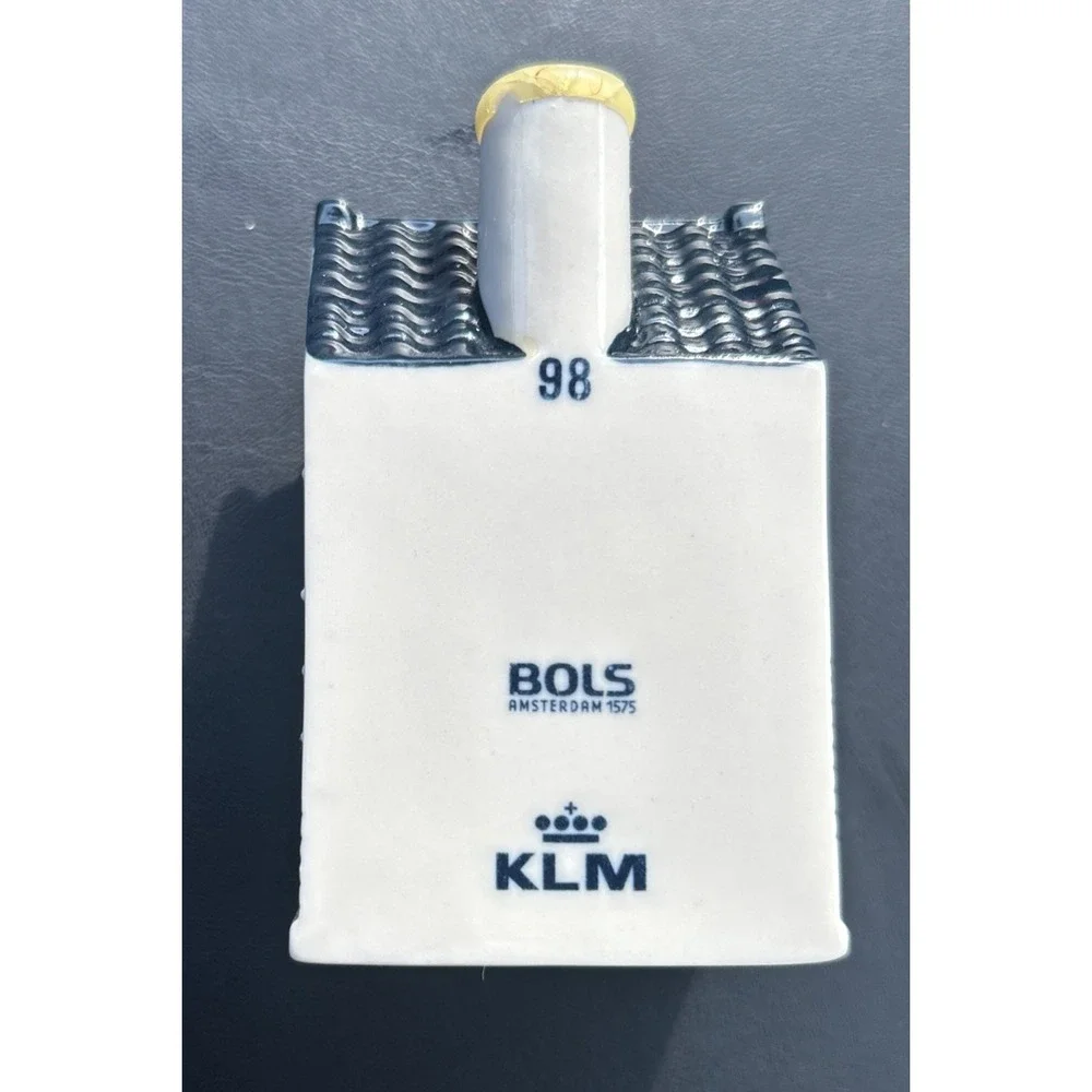 2017 #98 KLM Airlines Delft House. Sealed. Empty.  Ex. Condition.